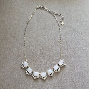 J CREW Gold and Pink Necklace